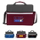 Two-Tone Accent Brief Bag Personalised Briefcase, Custom Logo Briefcase, Printed Briefcase, 15.5" L x 12" W x 4" H, Price/piece