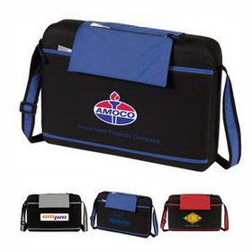 Contemporary Slim Laptop Portfolio, Personalised Briefcase, Custom Logo Briefcase, Printed Briefcase, 16" L x 11" W x 2" H