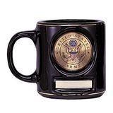 Custom Black Coffee Mug w/2