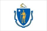 Custom Endura Poly Mounted Massachusetts State Flag (12