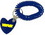 Custom Stretchable Wrist Coil w/Heart Shaped Tag Key Chain, Price/piece