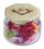 Custom Candy Jar w/ Wooden Lid (10 Oz.), Price/piece