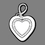 Luggage Tag - Valentine Heart (Outline), Price/piece