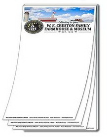 Custom Stik-ON Adhesive Note Pad 25 Sheet (4.25"x11")
