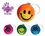 Custom Mood Smiley Face Key Chain Squeeze Toy, Price/piece