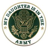 Blank Military - U.S. Army Daughter Pin, 1