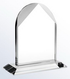Custom Crystal Distinguished Arch Award, Medium (7-1/2