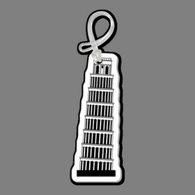Custom Leaning Tower Of Pisa Bag Tag