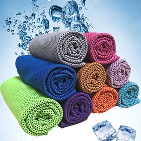 Custom Instant Cooling Towel, 35.375" L x 11 3/4" W