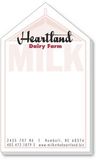 Custom 100 Sheet Die Cut Stik-On Adhesive Note Pad (Milk Carton), 3