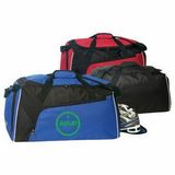 Custom Game Day Deluxe Poly Duffel Bag w/ Shoe Storage, 23.5