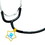 Custom Star Stethoscope ID Tag (Polydome), 2.18" W x 1.7" H x 0.15" D, Price/piece