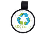 Custom Recycle Anti-Microbial Theme Stethoscope ID Tag (Pre-Decorated), 1.44