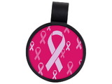 Custom Breast Cancer Anti-Microbial Theme Stethoscope ID Tag (Pre-Decorated), 1.44