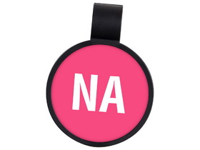 Custom NA/ Nursing Assistant Anti-Microbial Stethoscope ID Tag (Pre-Decorated), 1.44" W x 1.92" H x 0.15" D