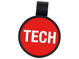 Custom Tech/ Technician Anti-Microbial Stethoscope ID Tag (Pre-Decorated), 1.44