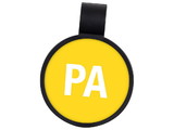Custom PA/ Physicians Assistant Anti-Microbial Stethoscope ID Tag (Pre-Decorated), 1.44