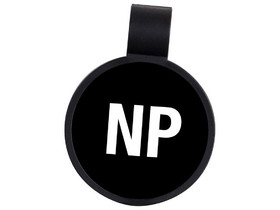 Custom NP/ Nurse Practitioner Anti-Microbial Stethoscope ID Tag (Pre-Decorated), 1.44" W x 1.92" H x 0.15" D
