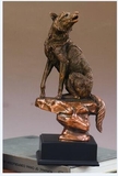 Custom Wolf Resin Award (7
