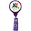 Custom Jumbo Round Retractable Badge Reel - Translucent (Chroma Digital Direct Print), 1.5" W X 3.5" H X 0.38" D, Price/piece