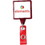 Custom Jumbo Square Translucent Retractable Badge Reel (Chroma Digital Direct Print), 1.5" W X 3.5" H X 0.38" D, Price/piece