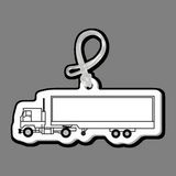 Custom Truck (Semi, White) Bag Tag