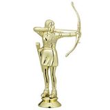 Blank Trophy Figure (Female Archery), 5 1/8