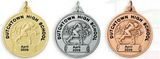 Custom Female Track Relays Conference Brass Medal (1 1/2