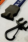 Custom Thick Nylon Webbing Lanyard w/ Plastic Clip (3/4