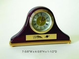 Custom Pino Finish Napoleon Alarm Clock, 7.625