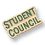 Blank Etched Enameled School Pin (Student Council), Price/piece