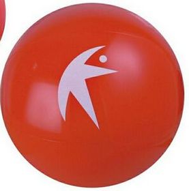 Custom 36" Inflatable Solid Red Beach Ball