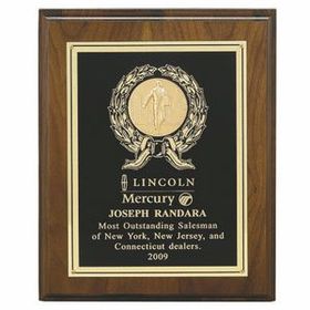 8"x10" Plaque w/Black Plate Takes Insert
