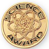 Blank Scholastic Award Pin (Science Award), 3/4