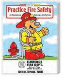 Custom Practice Fire Safety Coloring Book, 8