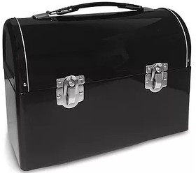 Black Domed Lunch Box (Blank)