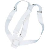 Custom Double Harness Carrying Belts, White Webbing