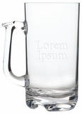 Custom 32 Oz. Large Acrylic Beer Mug w/ Rim Full Capacity, 7 1/4
