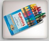 Custom 8 Piece Non-Toxic Colored Wax Crayon Set