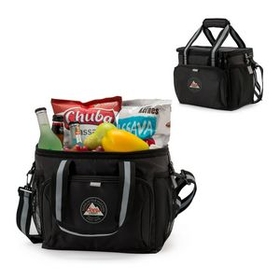 Custom 24 Can Water Resistant Cooler Bag, Large Capacity Cooler Bag, 10.75" H x 10" W x 8" H