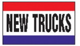 Blank 3'x5' Nylon Message Flag- New Trucks