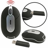 Custom Mini USB Wireless Optical Mouse w/Self Storing Receiver