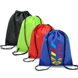 Custom Full Color Customized Drawstring Bag, 15.75
