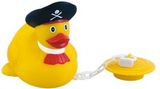 Custom Rubber Pirate Duck W/ Bath Tub Plug
