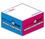 Custom Ad Cubes Memo Note Pad W/ 3 Colors & 1 Side (2.75"X2.75"X1.375"), Price/piece