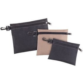 Custom Zippered Poly Bag With Hook, 7.09" L x 5.91" W