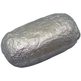 Custom Burrito Baked Potato in Foil Squeezies Stress Reliever