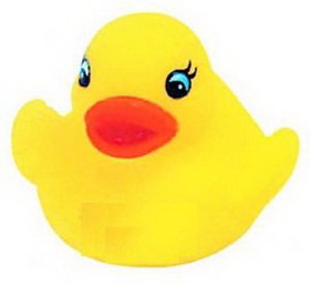 Custom Mini Rubber Duck, 2 1/2" L x 2 1/2" W x 2" H