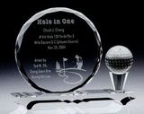 Custom Golf Ball on Tee Award, 7 1/2