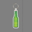 Key Ring & Full Color Punch Tag - Beer Bottle, Price/piece